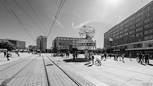 Alexanderplatz mit Weltzeituhr - 6771