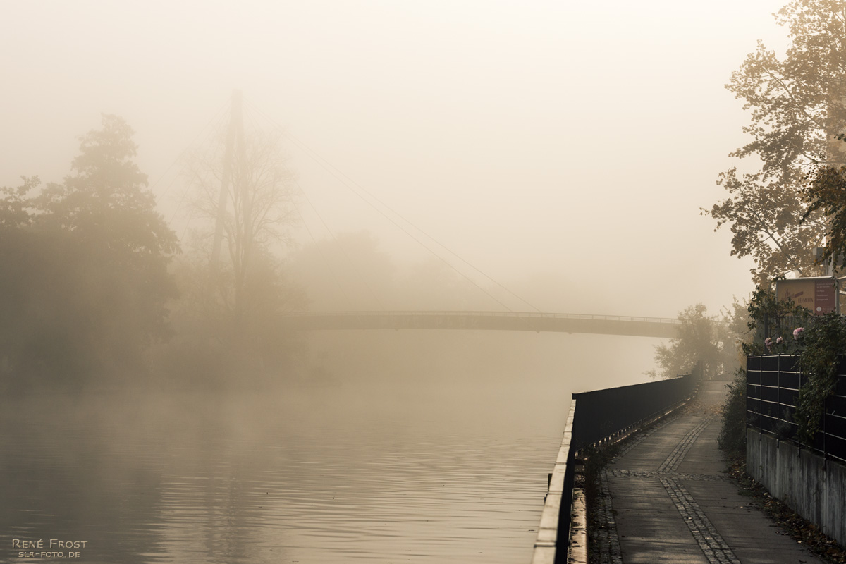 Brücke im Nebel - Katzengrabensteg - 1512