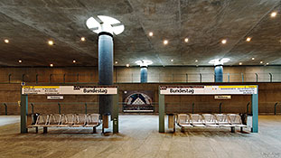 U-Bahnhof Bundestag - Linie U55