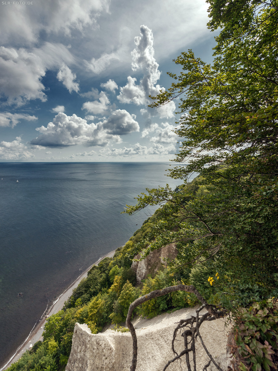 Steilküste an der Ostsee mit Blick aufs Meer