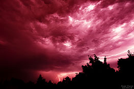 Blitz II - Gewitterwolken - Gewitterblitze