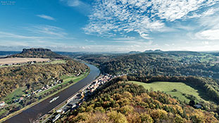 Blick von der Festung Königstein