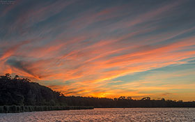 Sonnenuntergang am Großen Müggelsee 5174