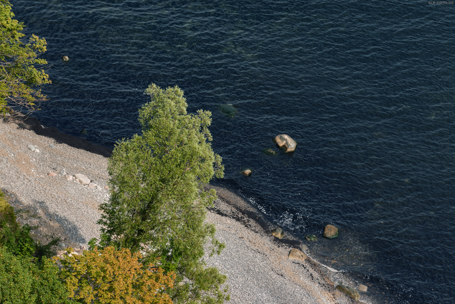 Strand an der Ostsee aus der Vogelperspektive