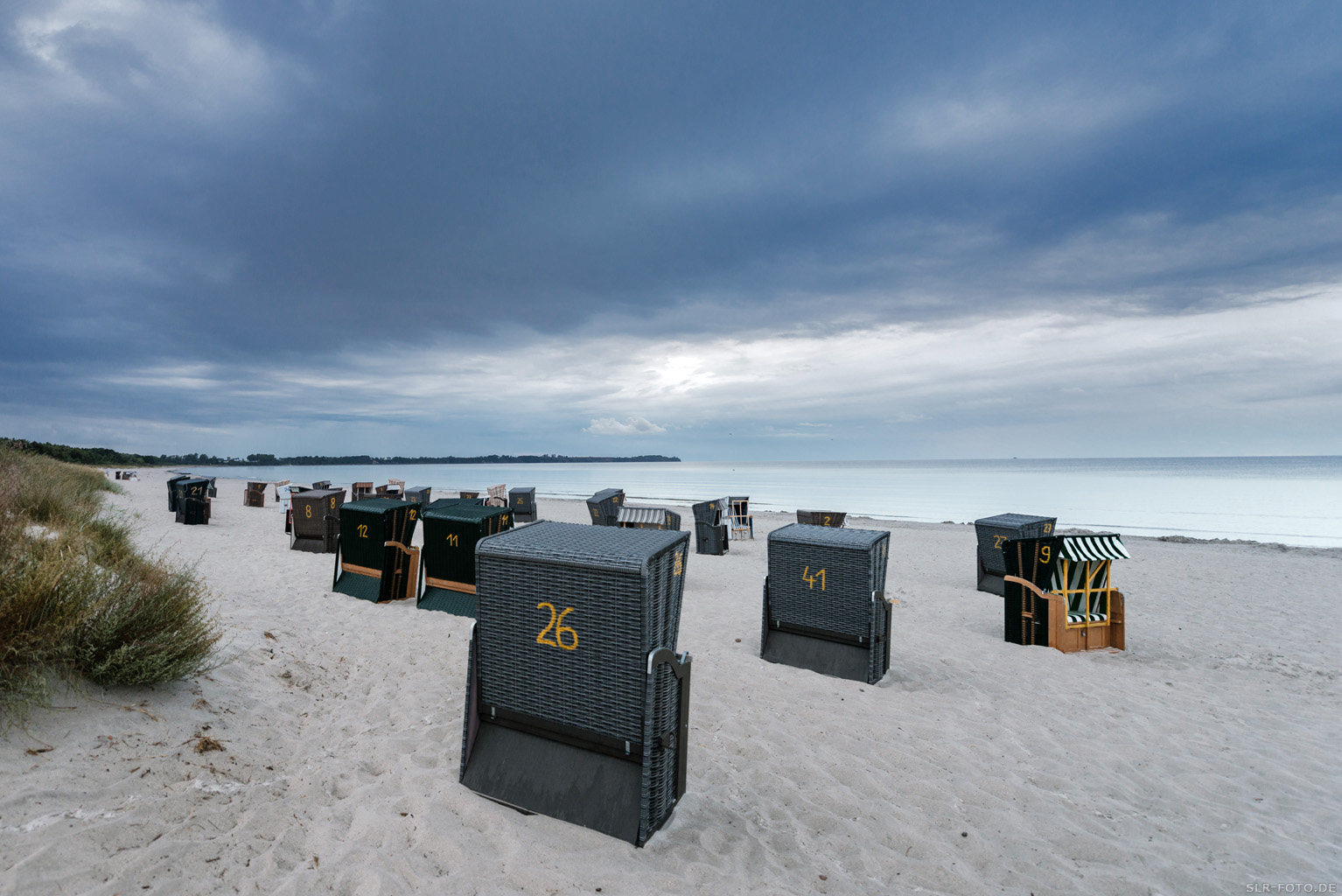 Strandkörbe an der Ostsee