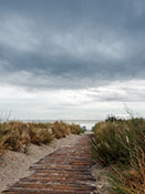 Weg zum Ostsee-Strand am Morgen - HF
