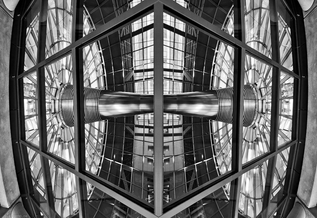 transparente Doppelspiegelturbine