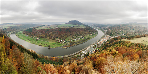 Elbepanorama - Königstein - Sächsische Schweiz 2009